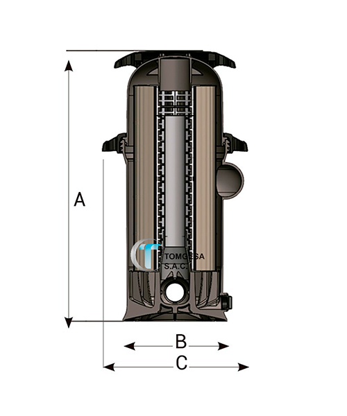 FILTRO CARTUCHO SWIMCLEAR 2" C200S HAYWARD - Imagen 2