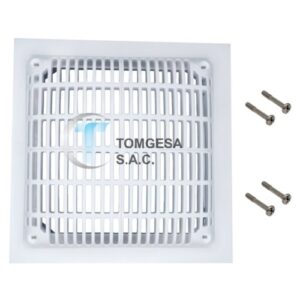 REJILLA DE FONDO SIN BASE 9"X9" WG1031LV2 HAYWARD